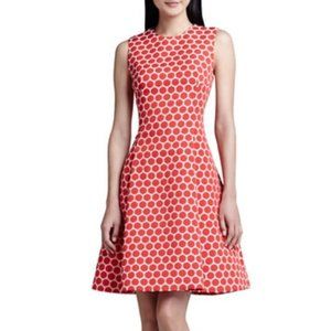 Kate Spade Cory Red Polka Dot Fit Flare DRESS 0